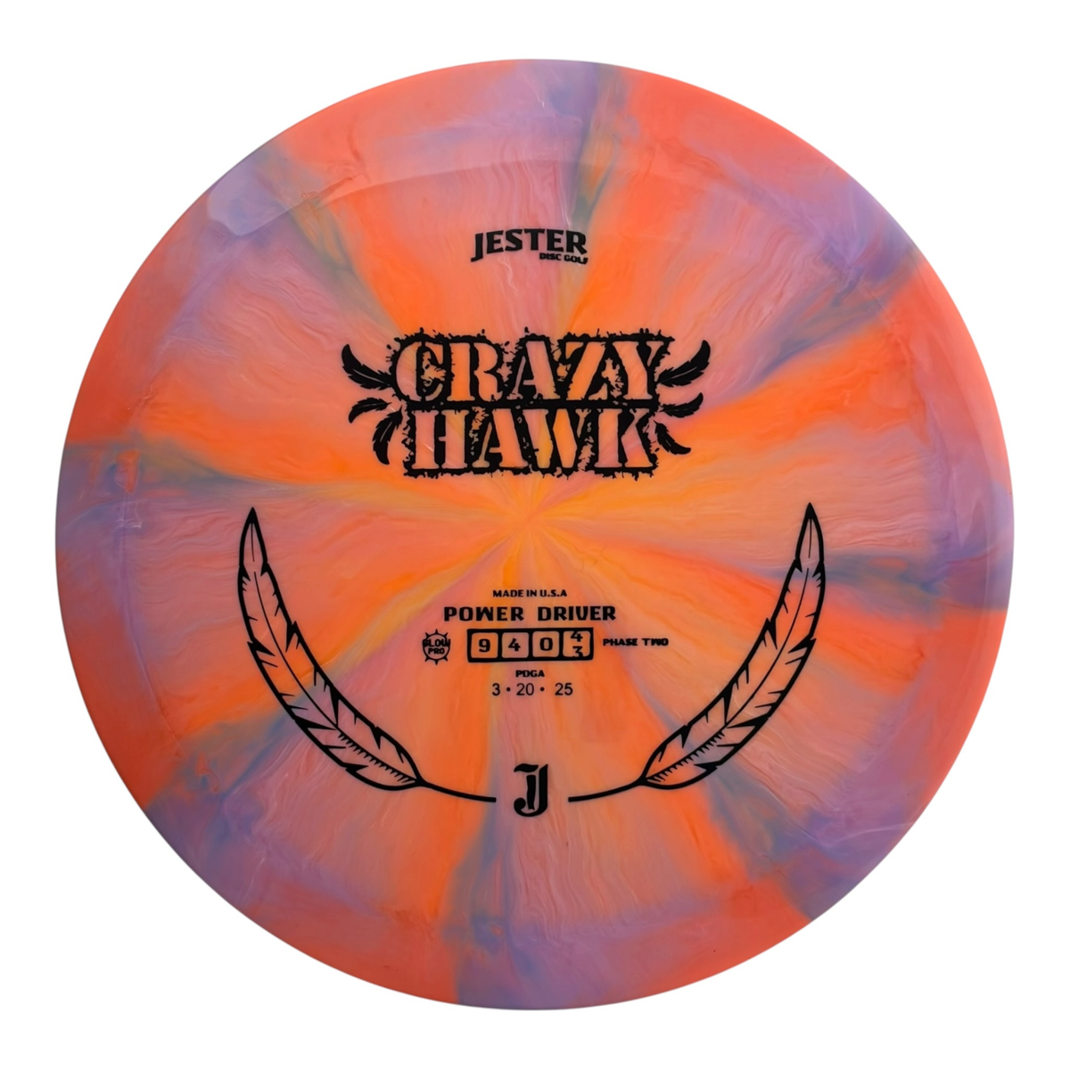 Crazy Hawk Overstable Power Driver | Jester Disc Golf