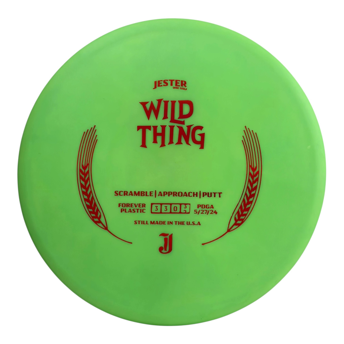 Wild Thing Scramble/Approach/Putt Disc– Forever Plastic
