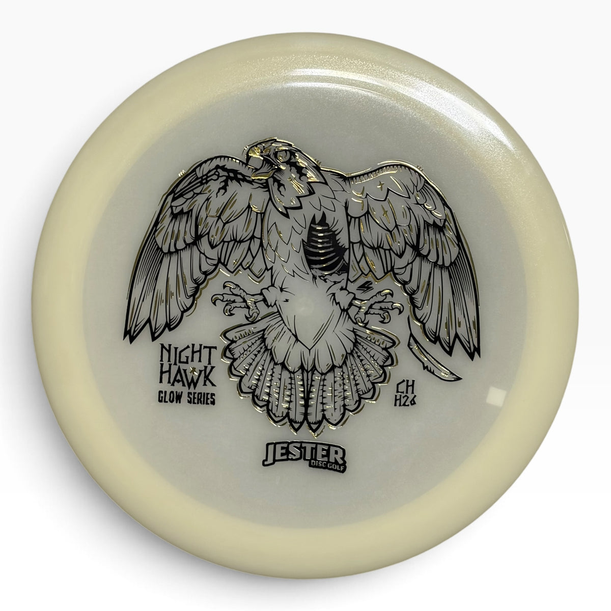 Night Hawk Glow Series gold foil